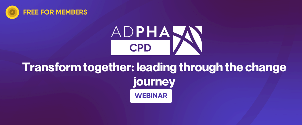 Transform together: leading through the change journey